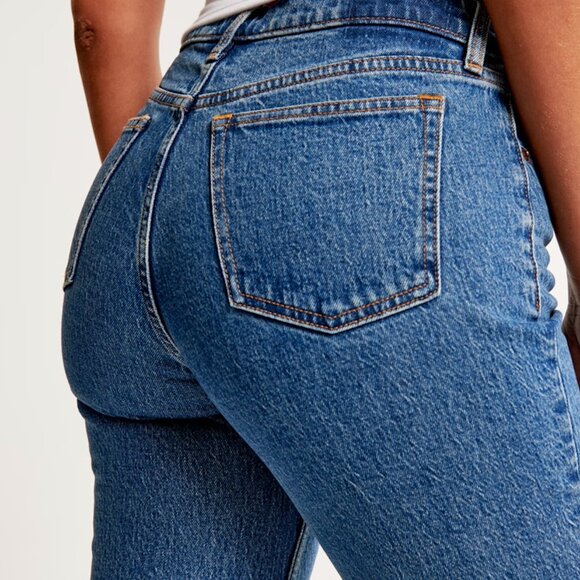 Abercrombie The Boyfriend Mid Rise Jeans Size 29 - Picture 1 of 6
